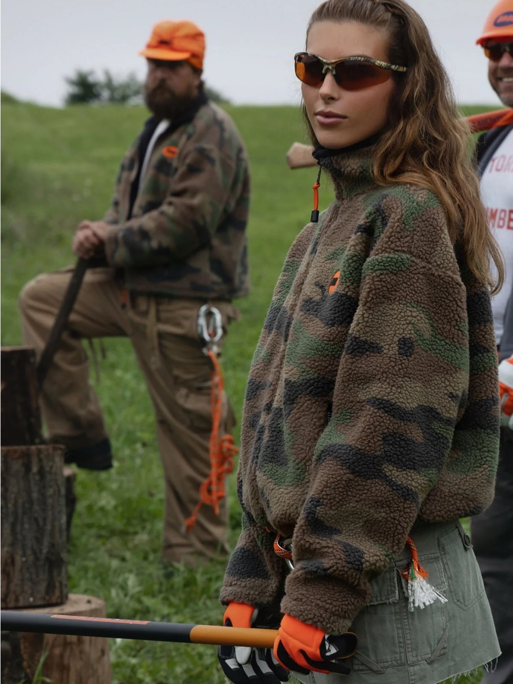NWT Dairy Boy DB Sport Funky Fleece decoy camo in earth, size M/L - Picture 3 of 9